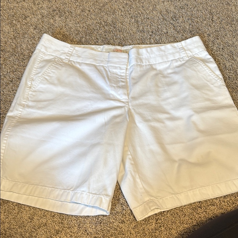 J Crew Women's White Shorts - 12